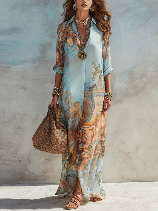 MODA ME COUTURE Dresses & Skirts - Casual Women's Plus Size Long maxi dress